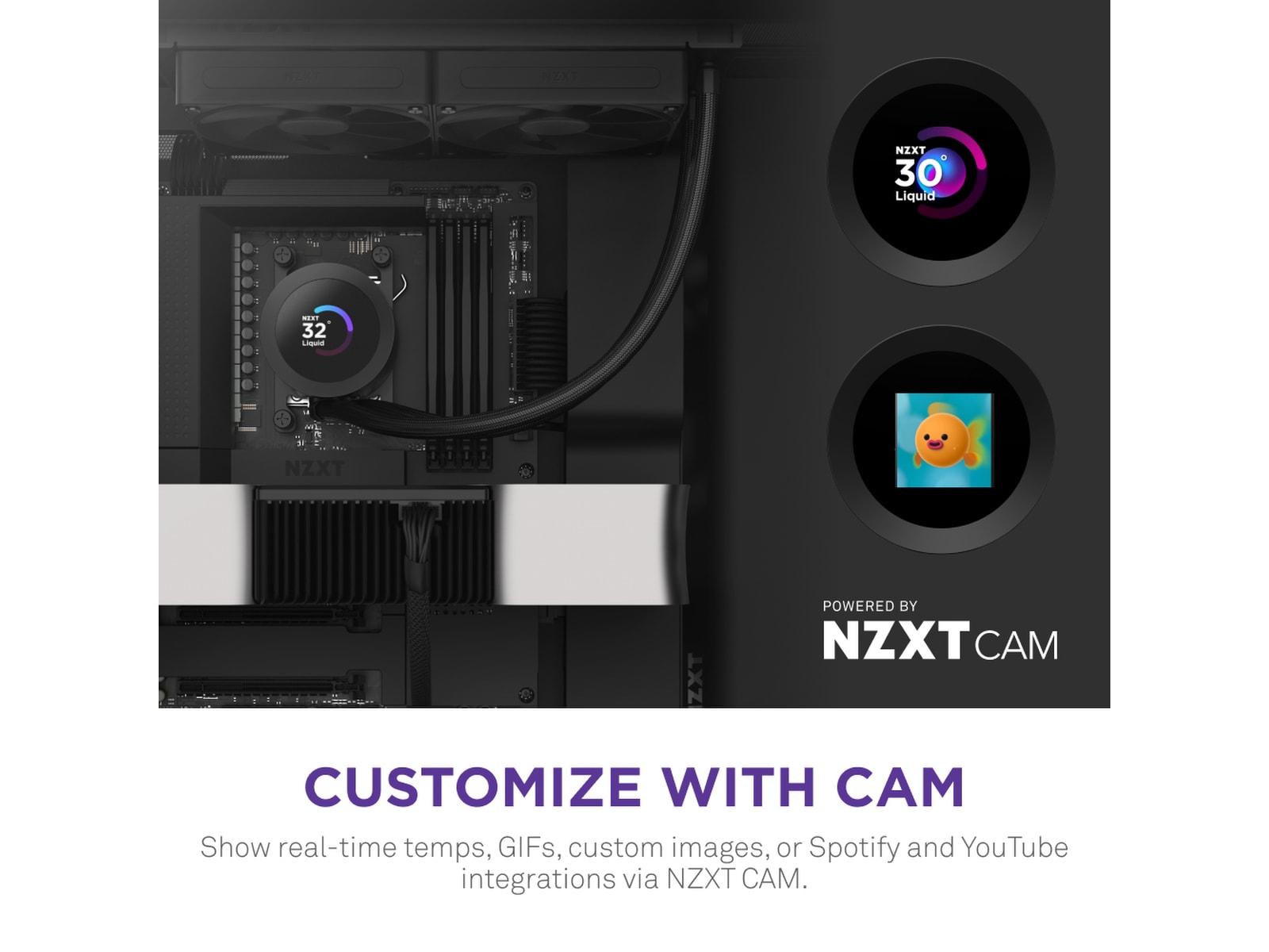 NZXT Kraken Plus 240 Køler (sort) CPU - Vandkøling