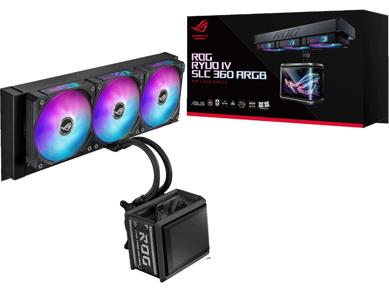 Asus ROG Ryuo IV SLC 360 ARGB Køler CPU - Vandkøling