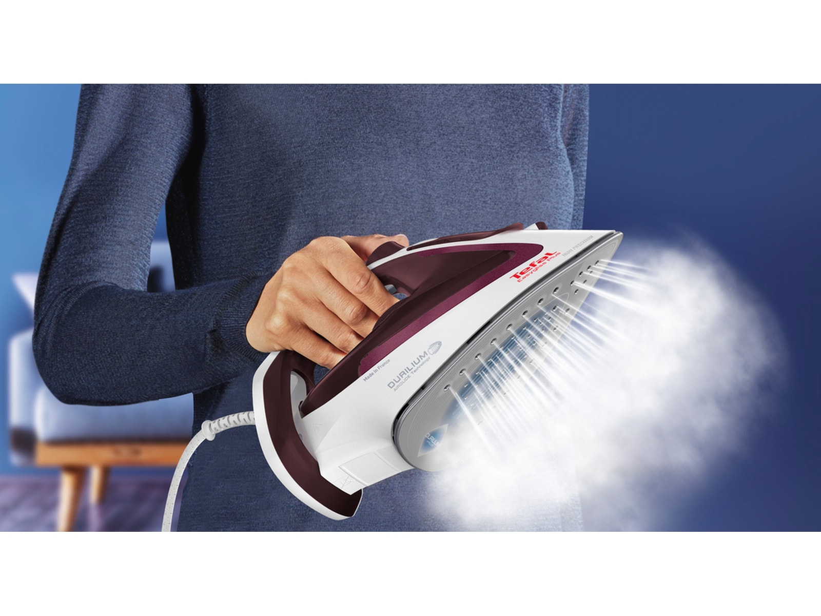 Tefal Easygliss Plus dampstrygejern (lilla) Strygejern