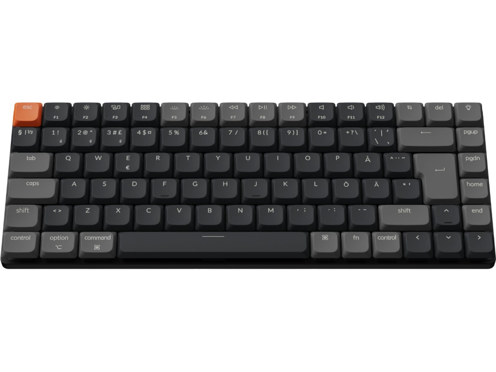 Keychron K3 V3 RGB Aluminium Hot Swap QMK Low Profile 2.0 Red trådløst tastatur Gamingkeyboard