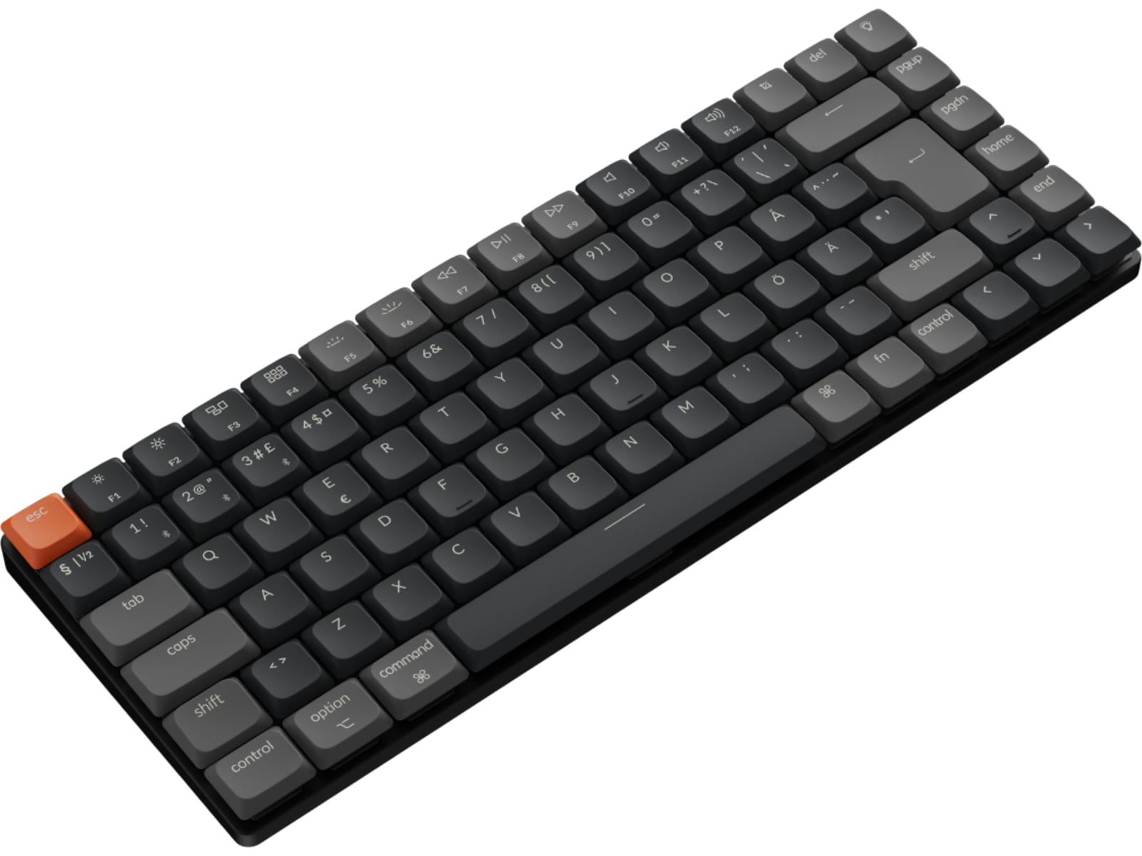 Keychron K3 V3 RGB Aluminium Hot Swap QMK Low Profile 2.0 Red trådløst tastatur Gamingkeyboard