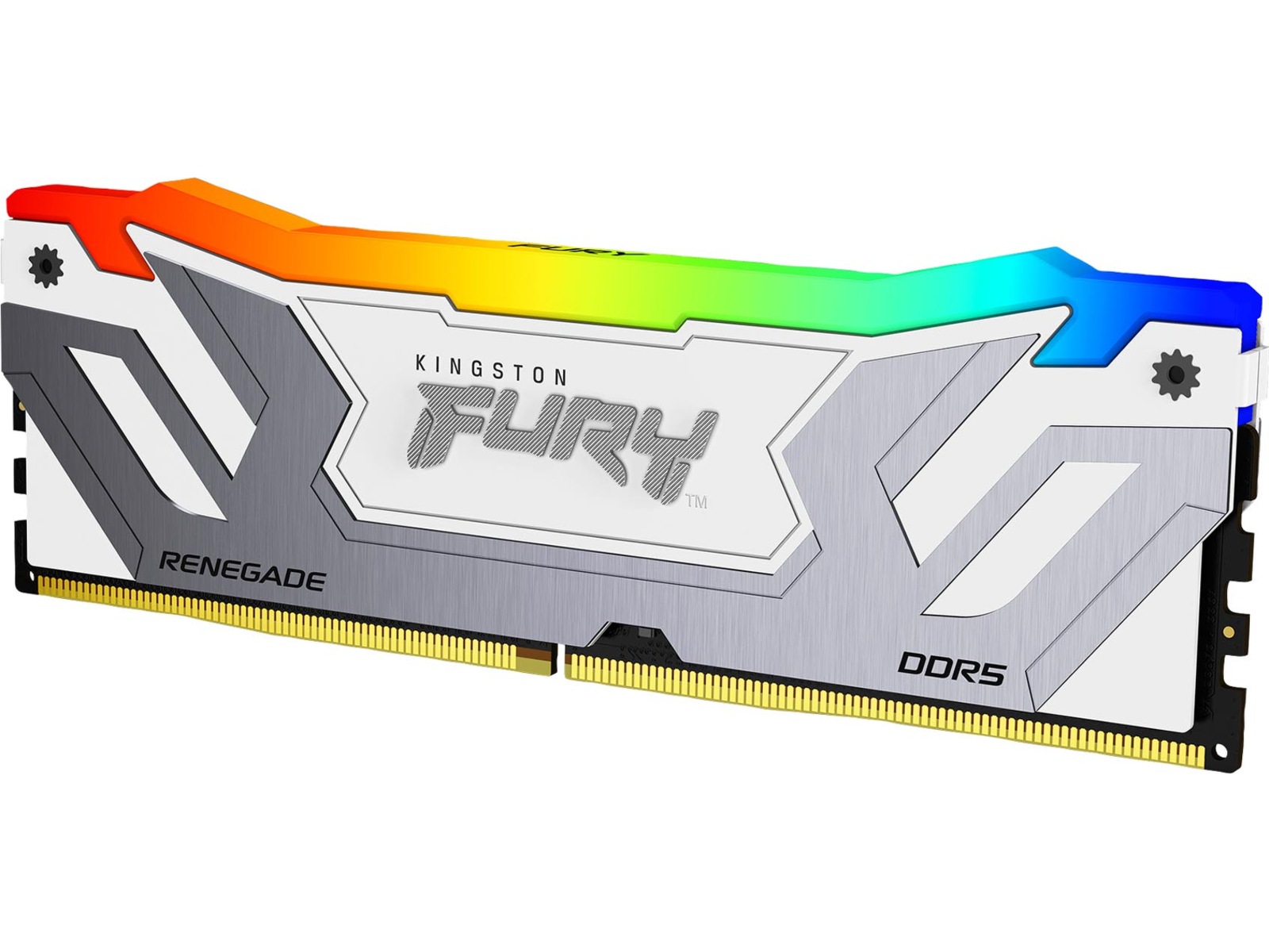 Kingston FURY Renegade DDR5 RGB 8400MHz 24GB (hvidt) Hukommelse (RAM)