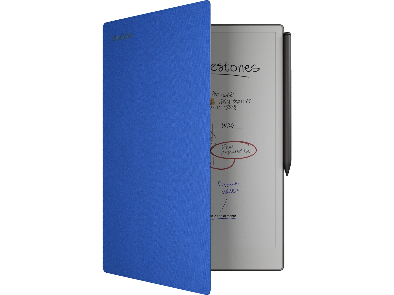 reMarkable Paper Pro Book Folio (kobolt) Tilbehør til digitale paper