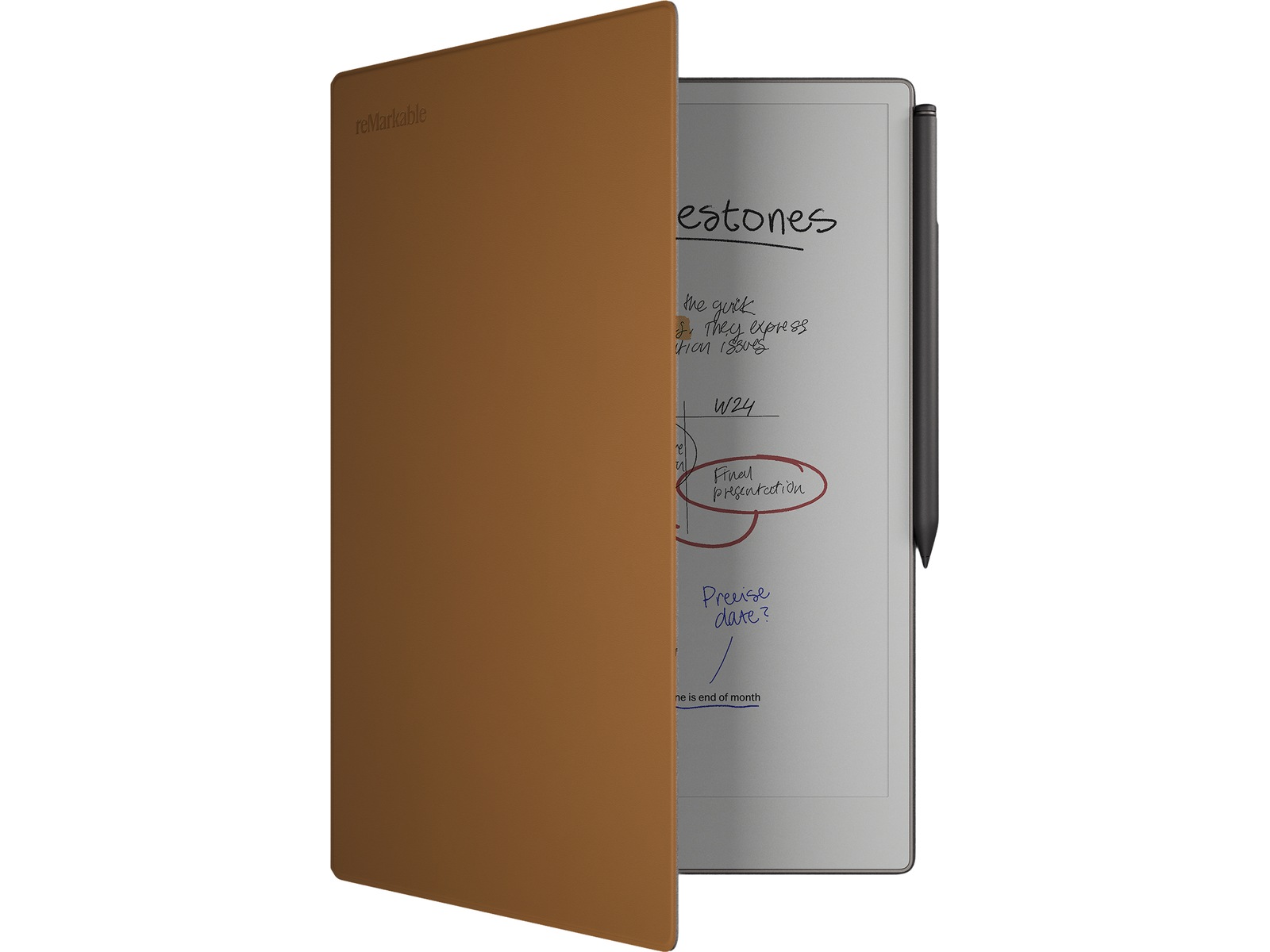 reMarkable Paper Pro Book Folio (brun) Tilbehør til digitale paper