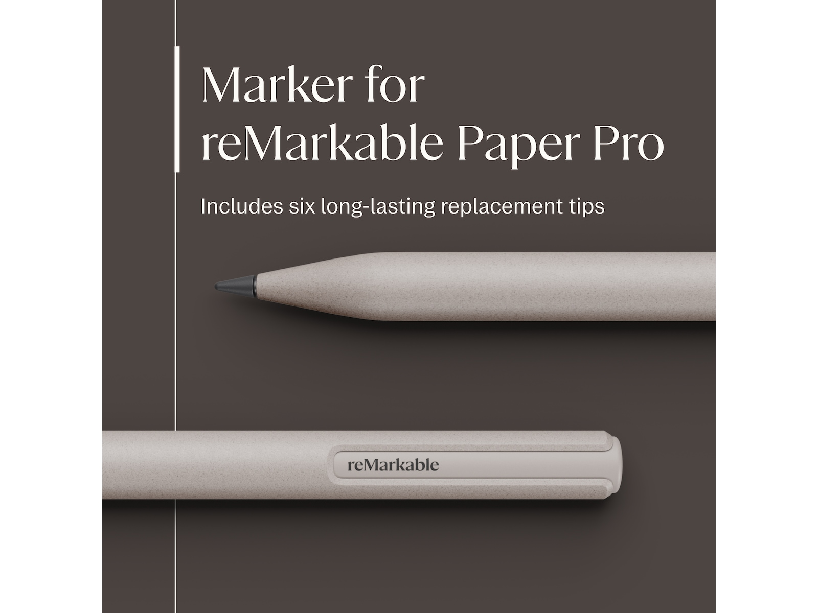 reMarkable Paper Pro Marker (varm grå) Tilbehør til digitale paper