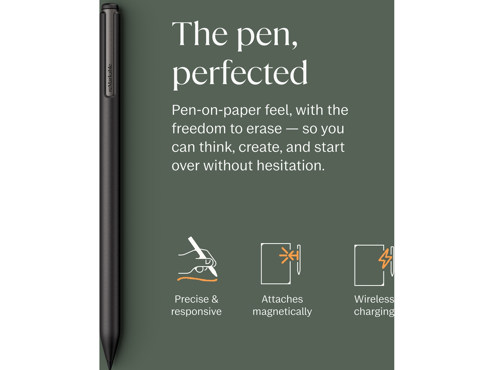 reMarkable Paper Pro 11,8" 64GB inkl. Marker Plus og Book Folio (sort skind) Digitale paper