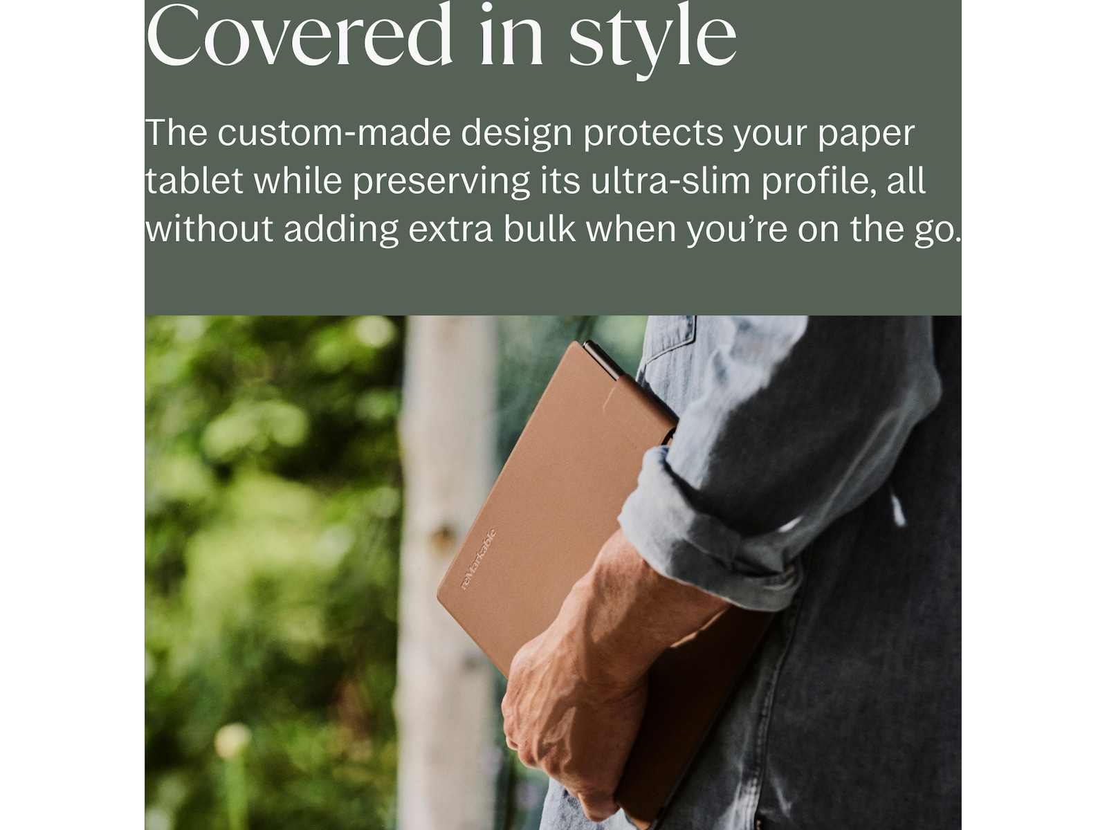 reMarkable Paper Pro Book Folio (sort) Tilbehør til digitale paper