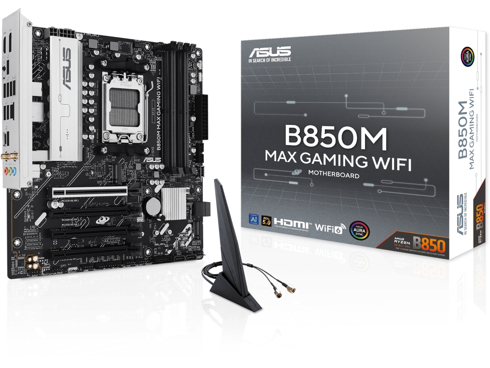Asus B850M MAX GAMING WIFI Bundkort AMD Socket