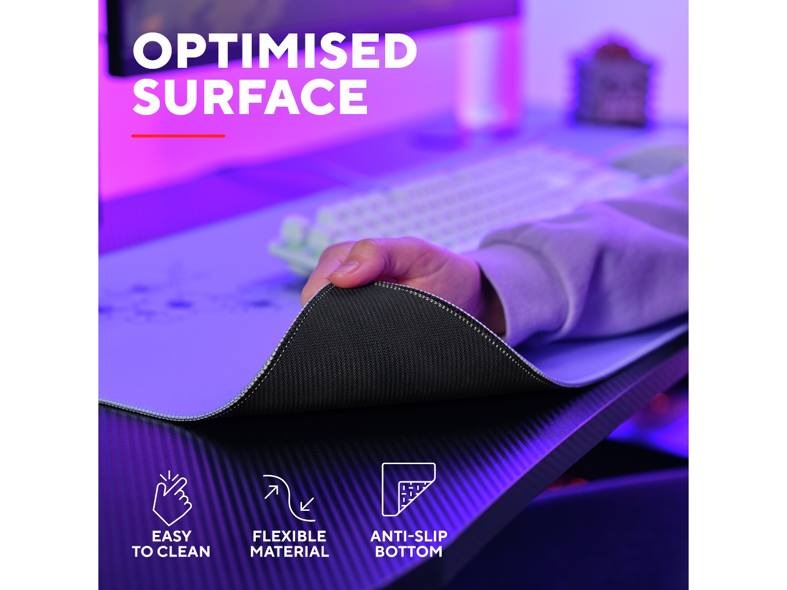 Trust GXT 759 XXL Gamingmusematte (blossum) Gamingmusemåtte