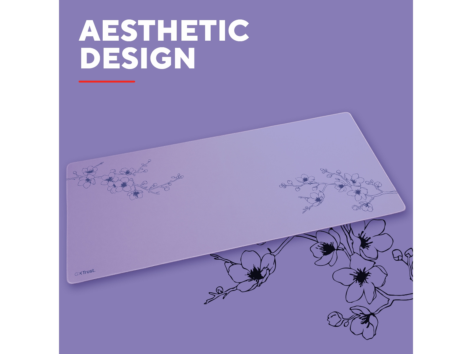 Trust GXT 759 XXL Gamingmusematte (blossum) Gamingmusemåtte