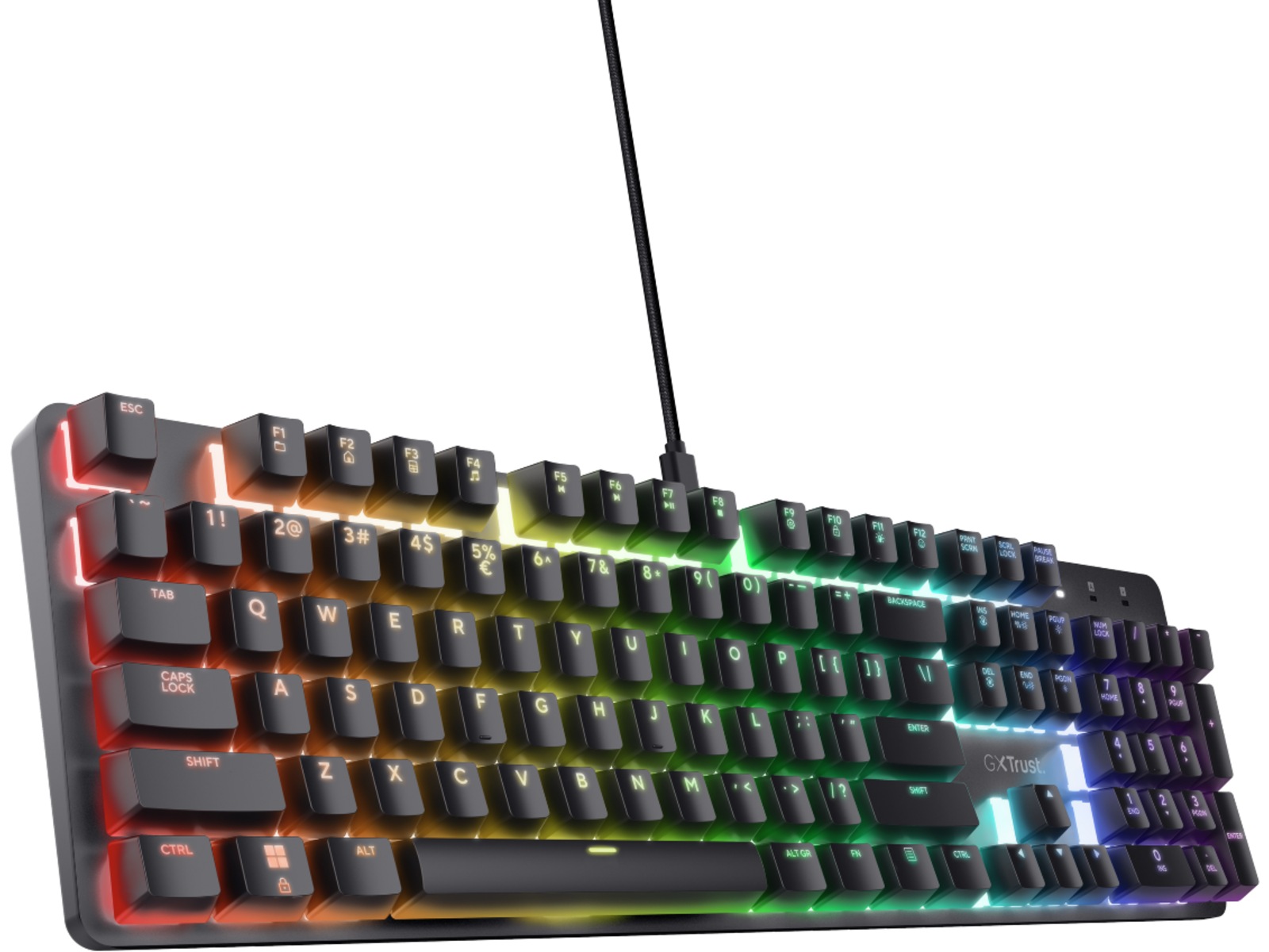 Trust GXT 871 Zora Mekanisk Gamingtastatur Gamingkeyboard