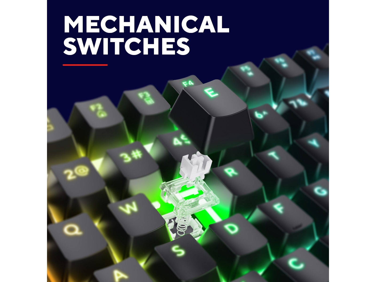 Trust GXT 871 Zora Mekanisk Gamingtastatur Gamingkeyboard