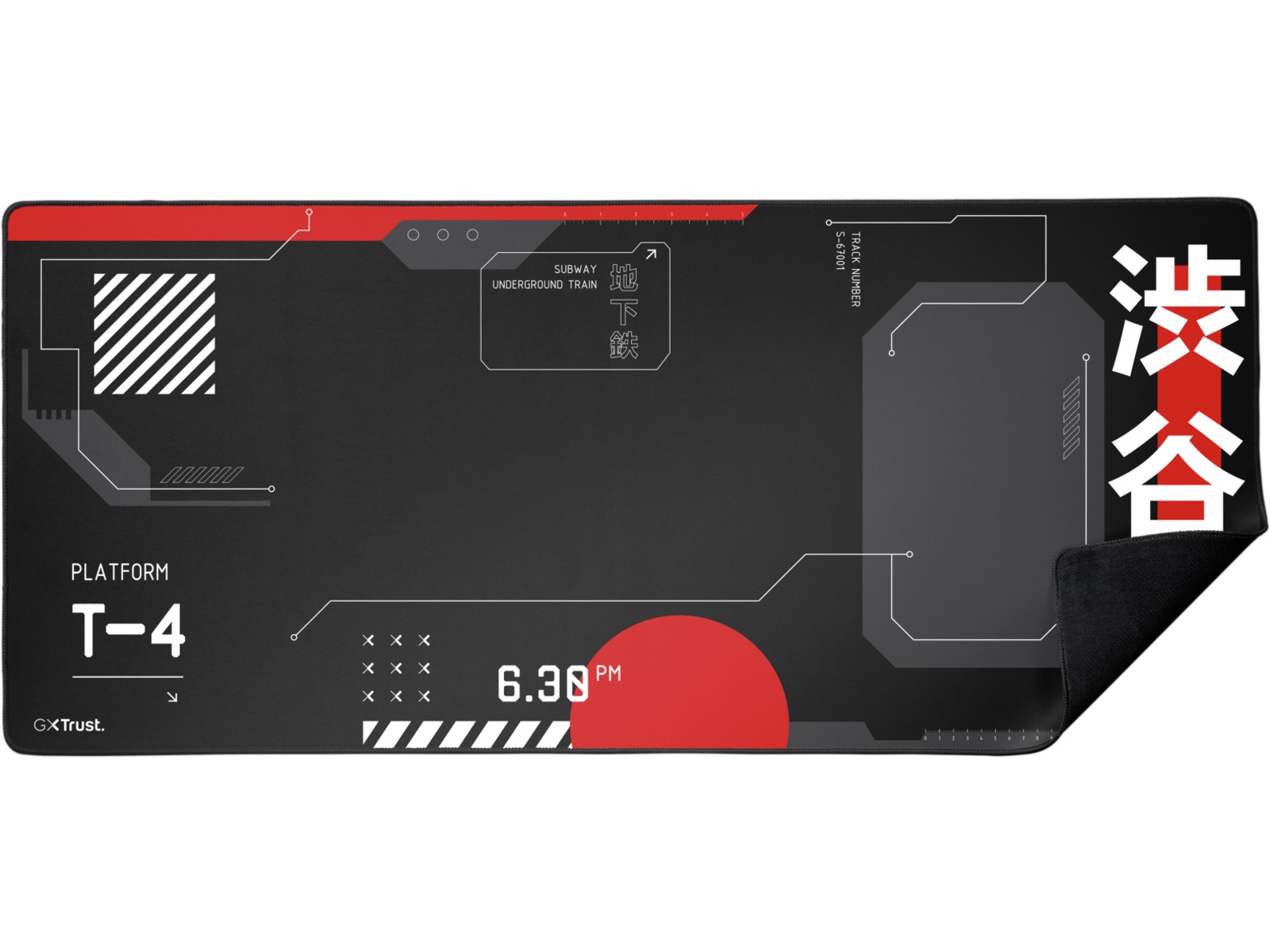 Trust GXT 759 XXL Gamingmusematte (japan sort) Gamingmusemåtte