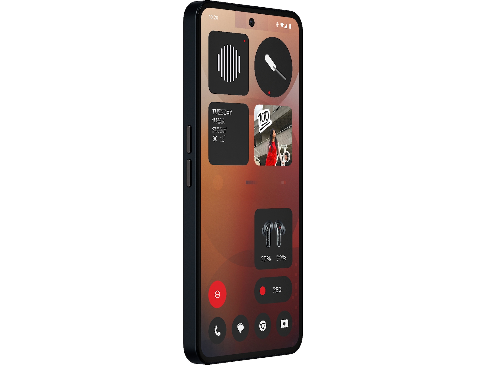 Nothing Phone (3a) 128GB (sort) Mobiltelefoner