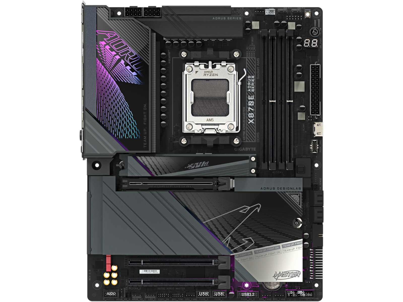 Gigabyte X870E AORUS MASTER Bundkort AMD Socket
