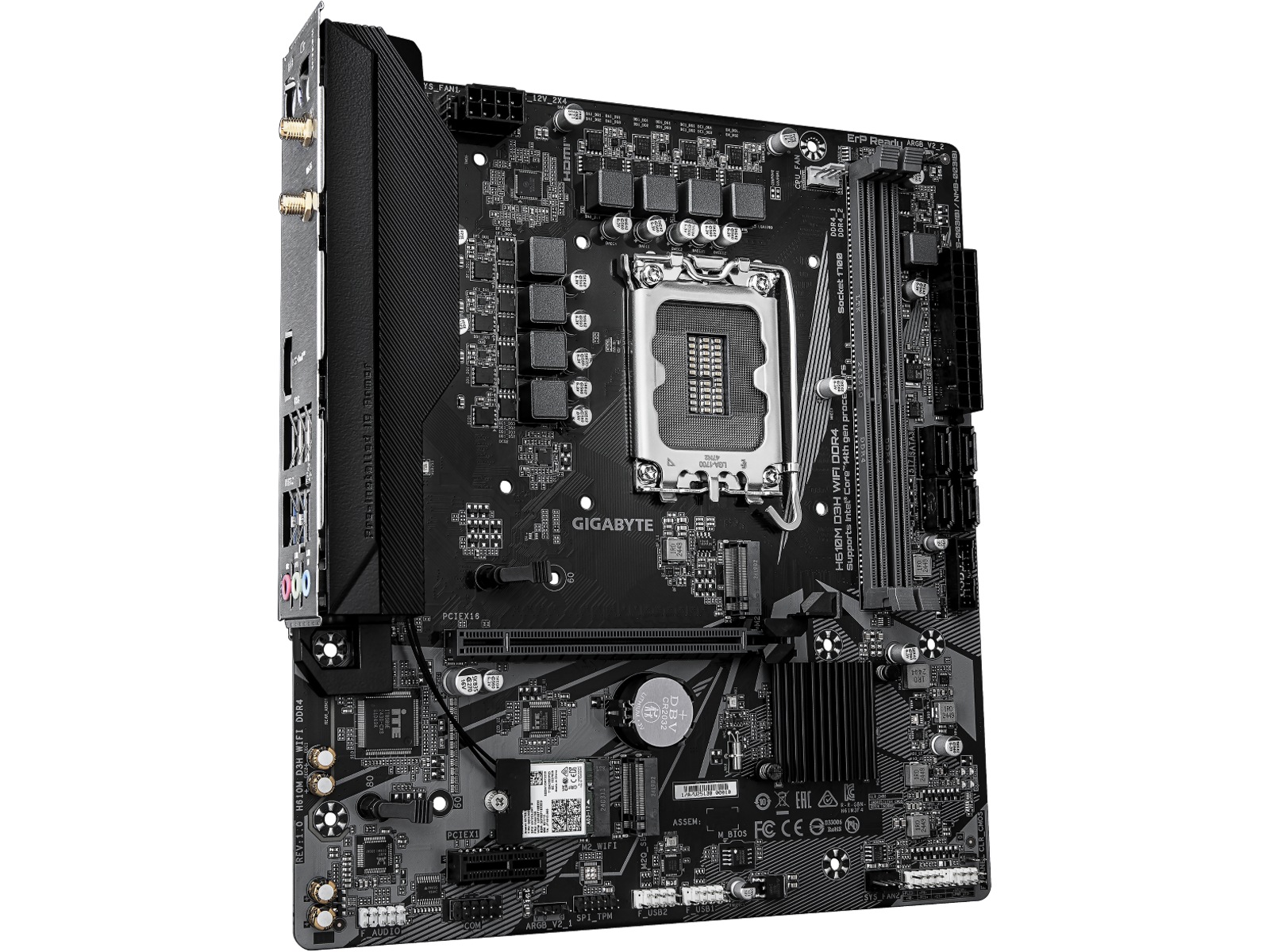 Gigabyte H610M D3H DDR4 WIFI Bundkort Intel Socket