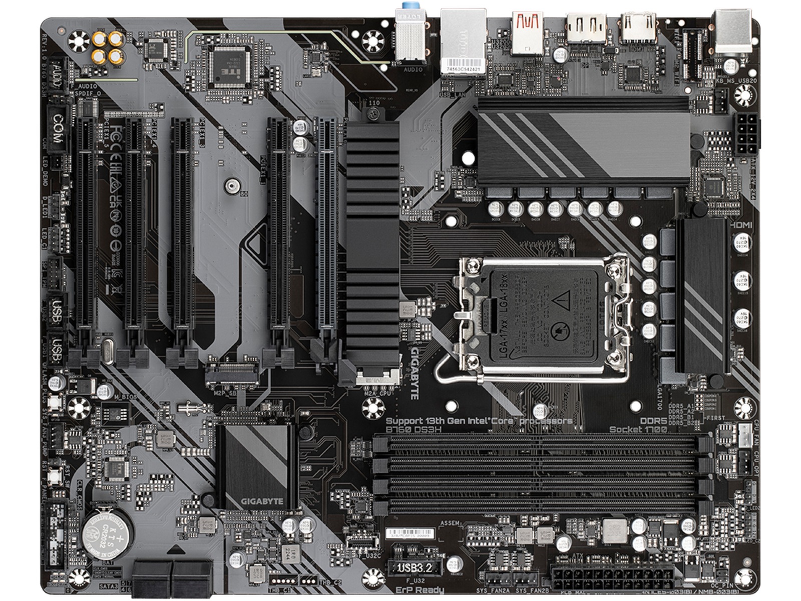 Gigabyte B760 DS3H Bundkort Intel Socket