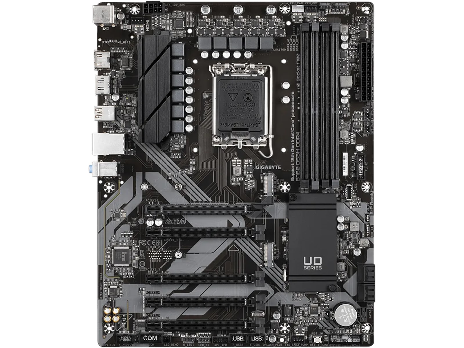 Gigabyte B760 DS3H DDR4 Bundkort Intel Socket