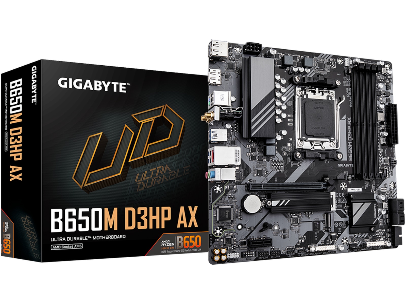 Gigabyte B650M D3HP AX Bundkort AMD Socket