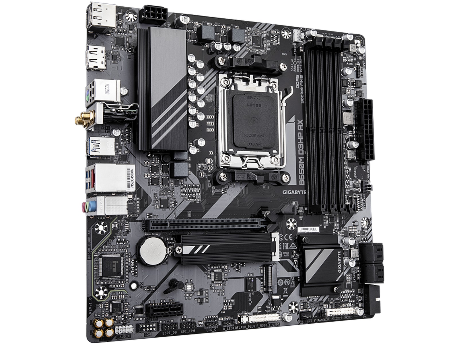 Gigabyte B650M D3HP AX Bundkort AMD Socket