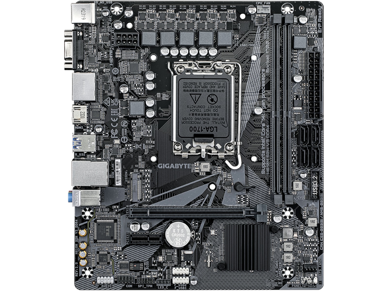 Gigabyte H610M S2H V3 DDR4 Bundkort Intel Socket