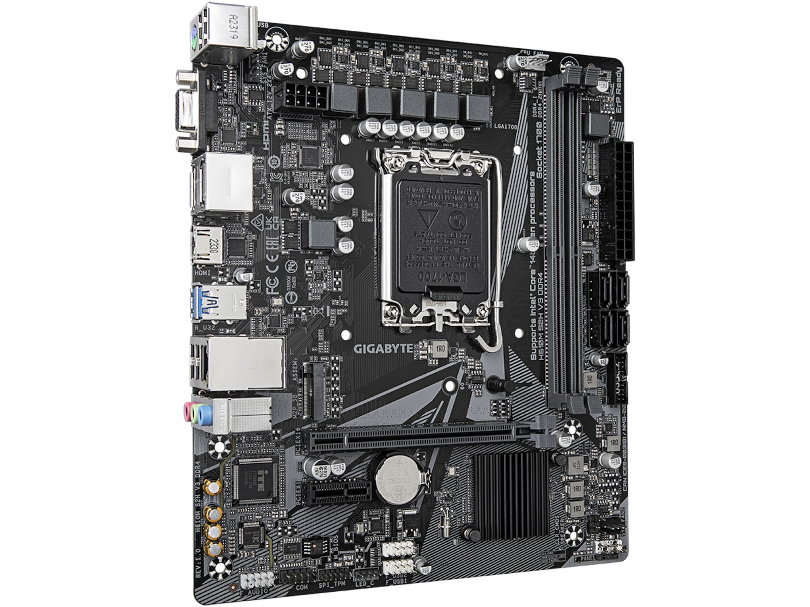 Gigabyte H610M S2H V3 DDR4 Bundkort Intel Socket