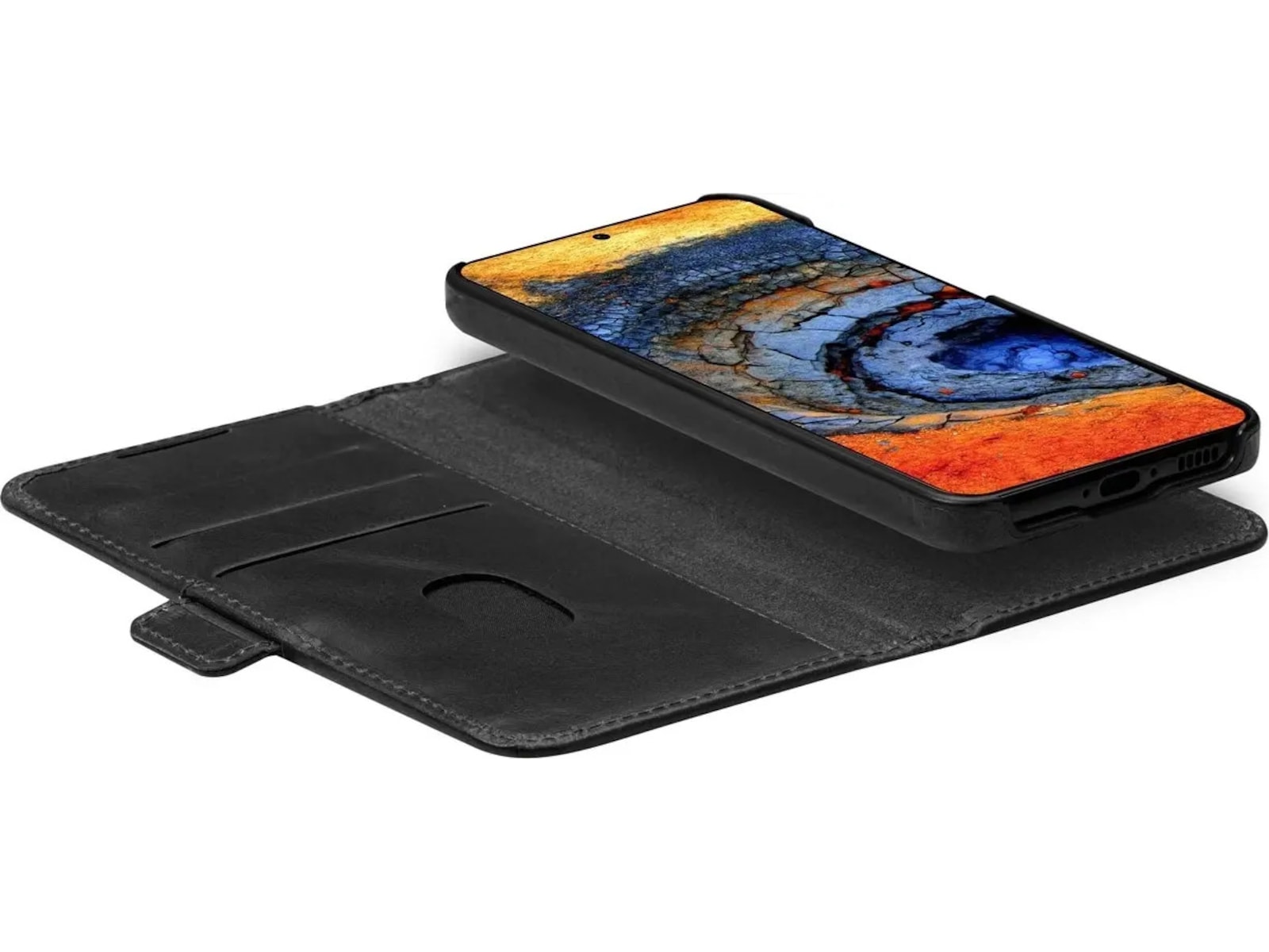 dbramante1928 Galaxy S25 Lynge 2-i-1 Pung Cover (sort) Mobilcover