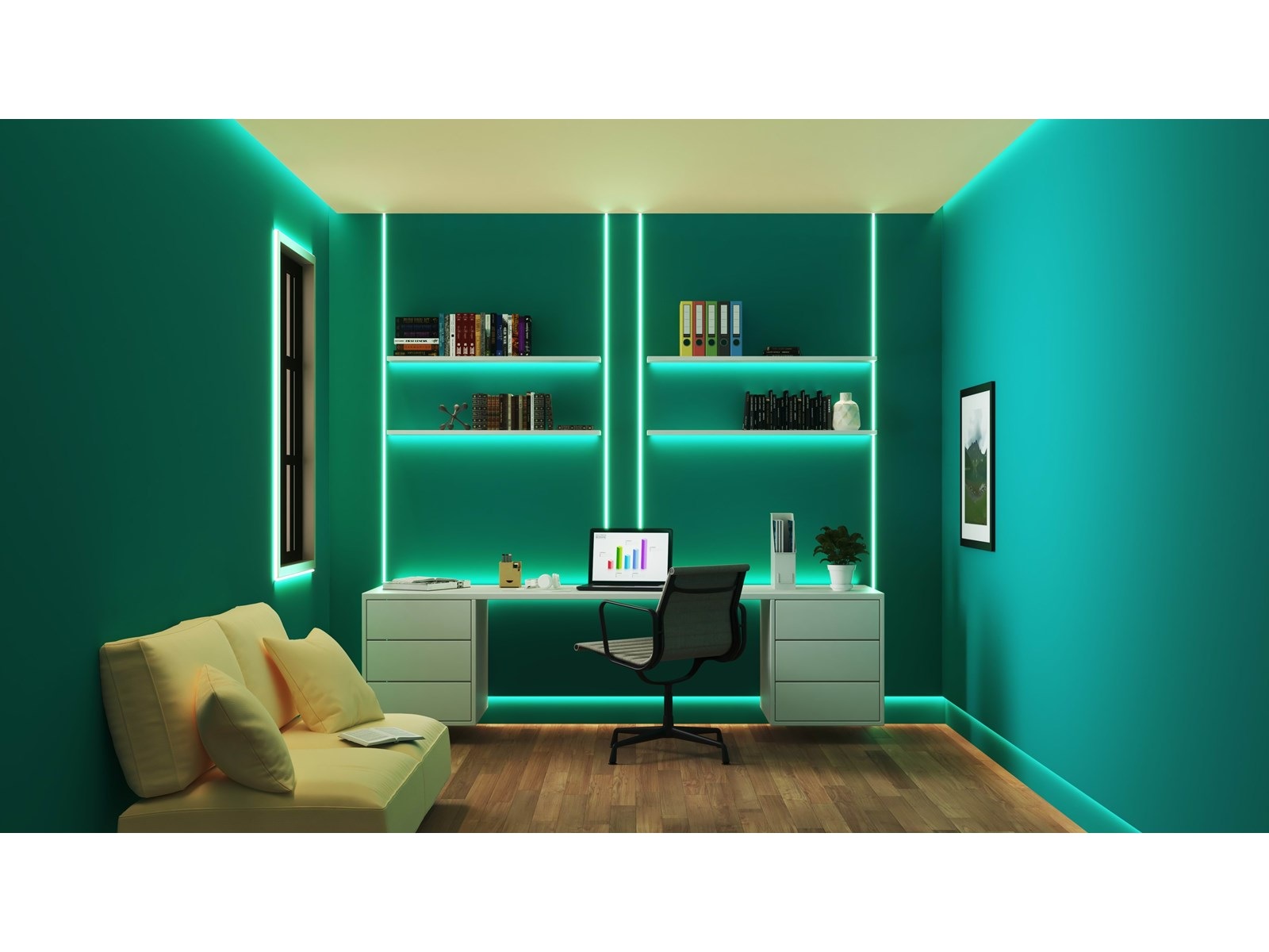 WiZ RGB LED-strip 10m Led strips & underholdning