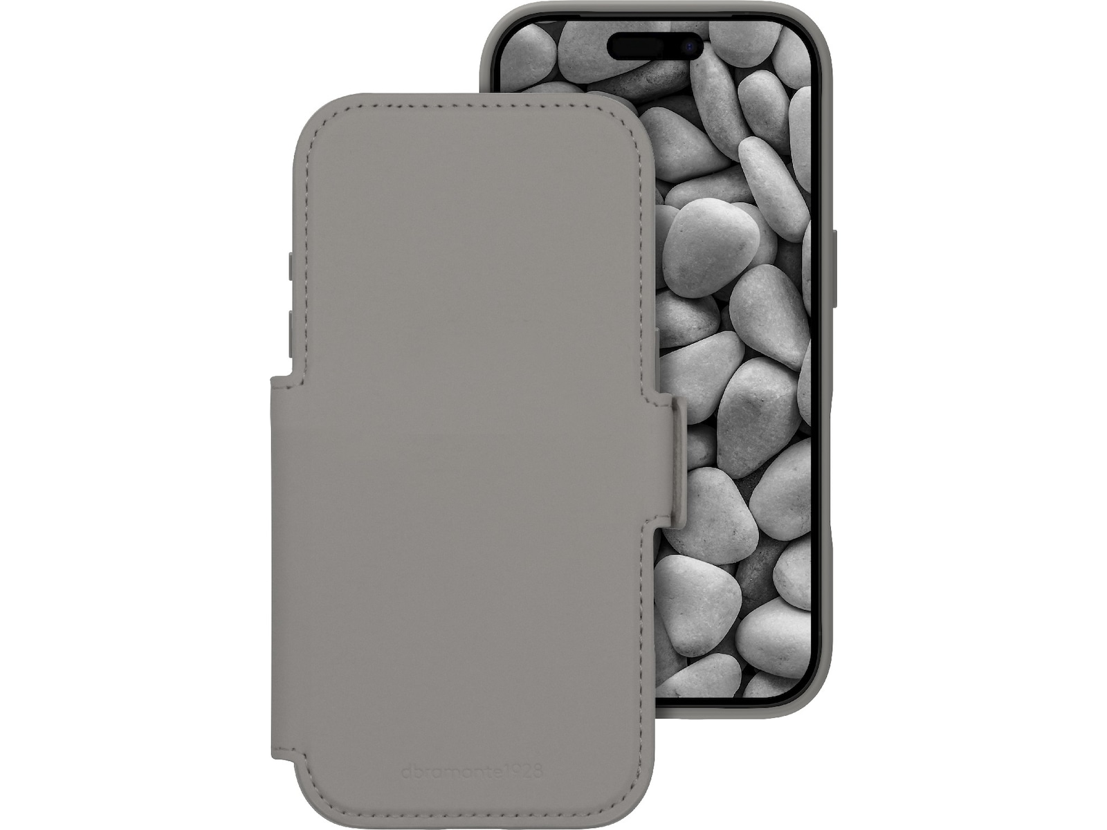 dbramante1928 iPhone 17 Pro Lynge 2-i-1 Wallet cover (river stone) Mobilcover