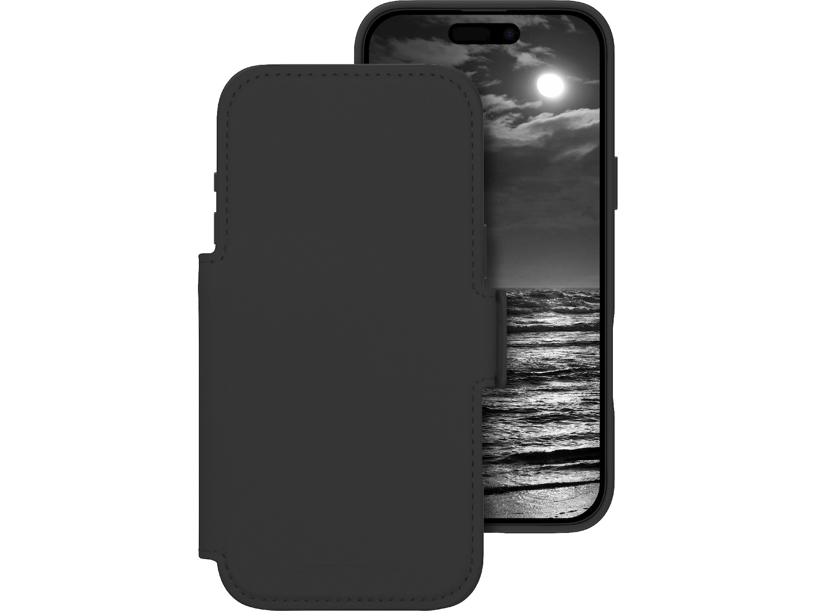 dbramante1928 iPhone 17 Pro Max Lynge 2-i-1 Wallet cover (midnight) Mobilcover