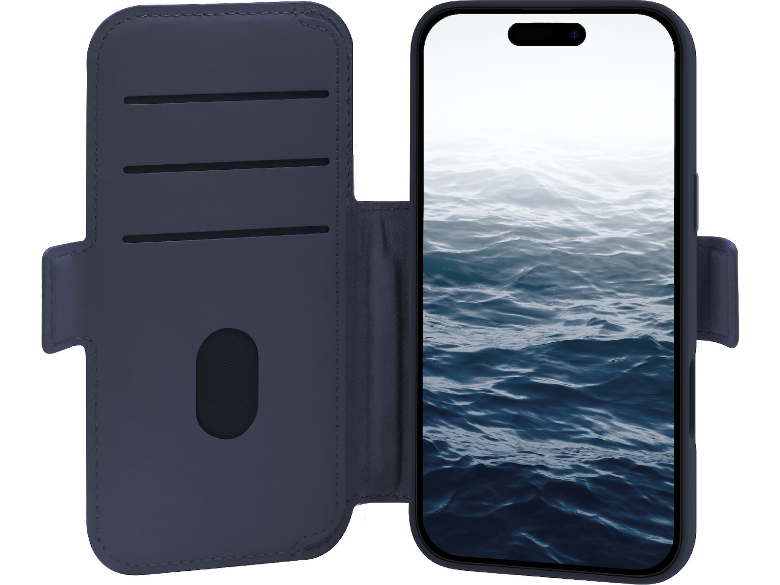 dbramante1928 iPhone 17 Pro Max Lynge 2-i-1 Wallet cover (deep water) Mobilcover