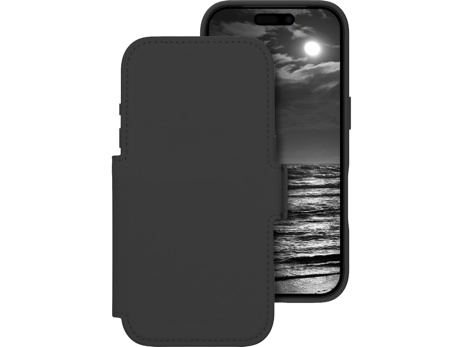 dbramante1928 iPhone 17 Pro Lynge 2-i-1 Wallet cover (midnight) Mobilcover