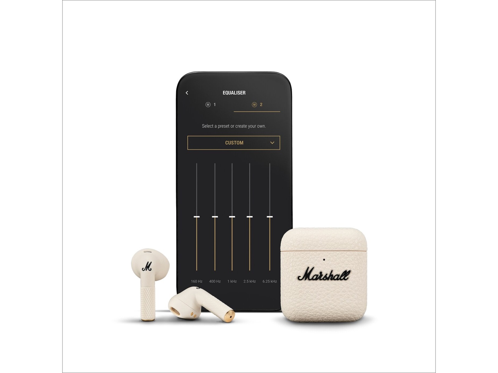 Marshall Minor IV trådløse ørepropper (cream) In-ear høretelefoner