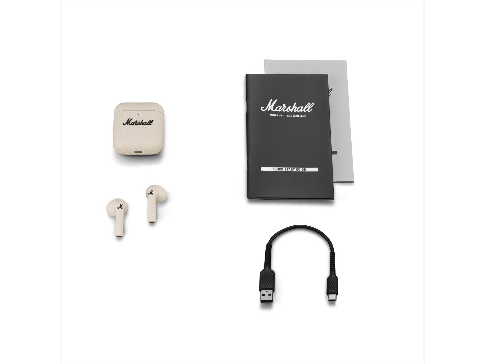 Marshall Minor IV trådløse ørepropper (cream) In-ear høretelefoner