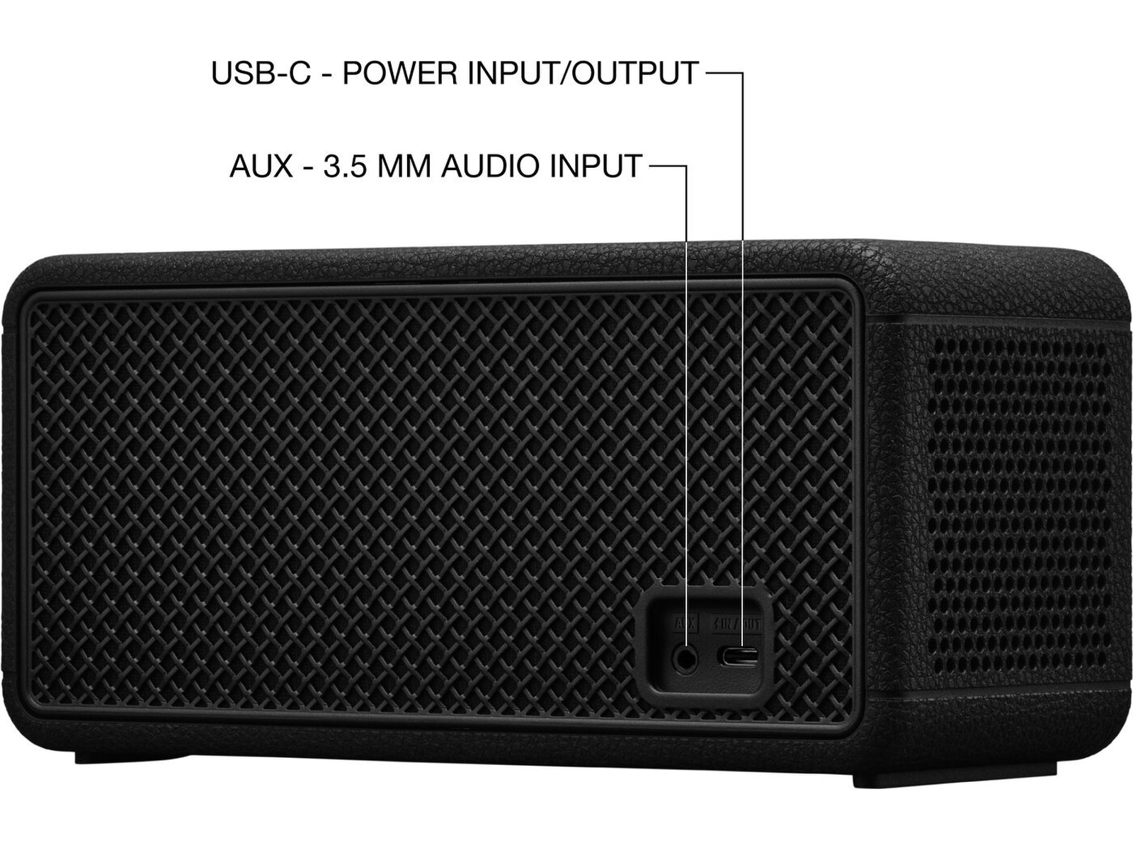 Marshall Middleton II Trådløs bluetooth højtale (sort/messing) Trådløs / Bluetooth højttaler