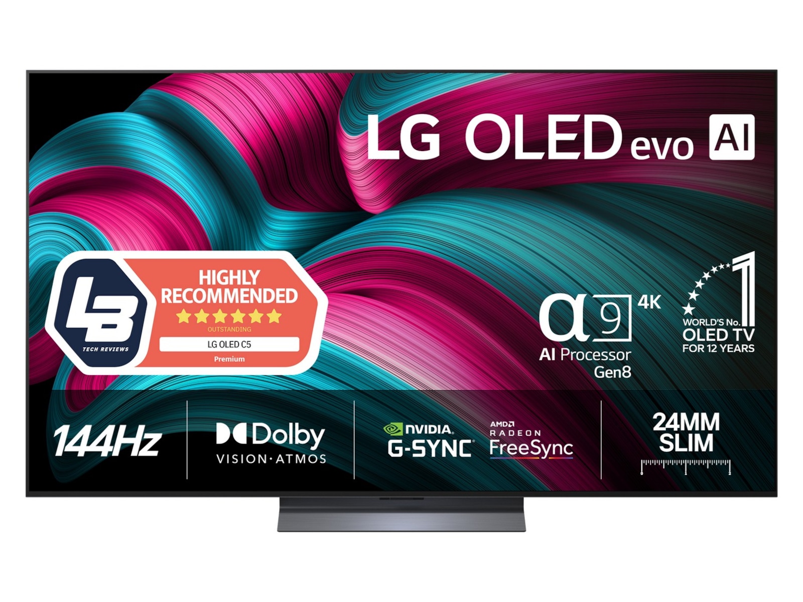LG 65" C5 AI 4K OLED Smart TV (2025) + Soundbar 60 - 69 tommer TV