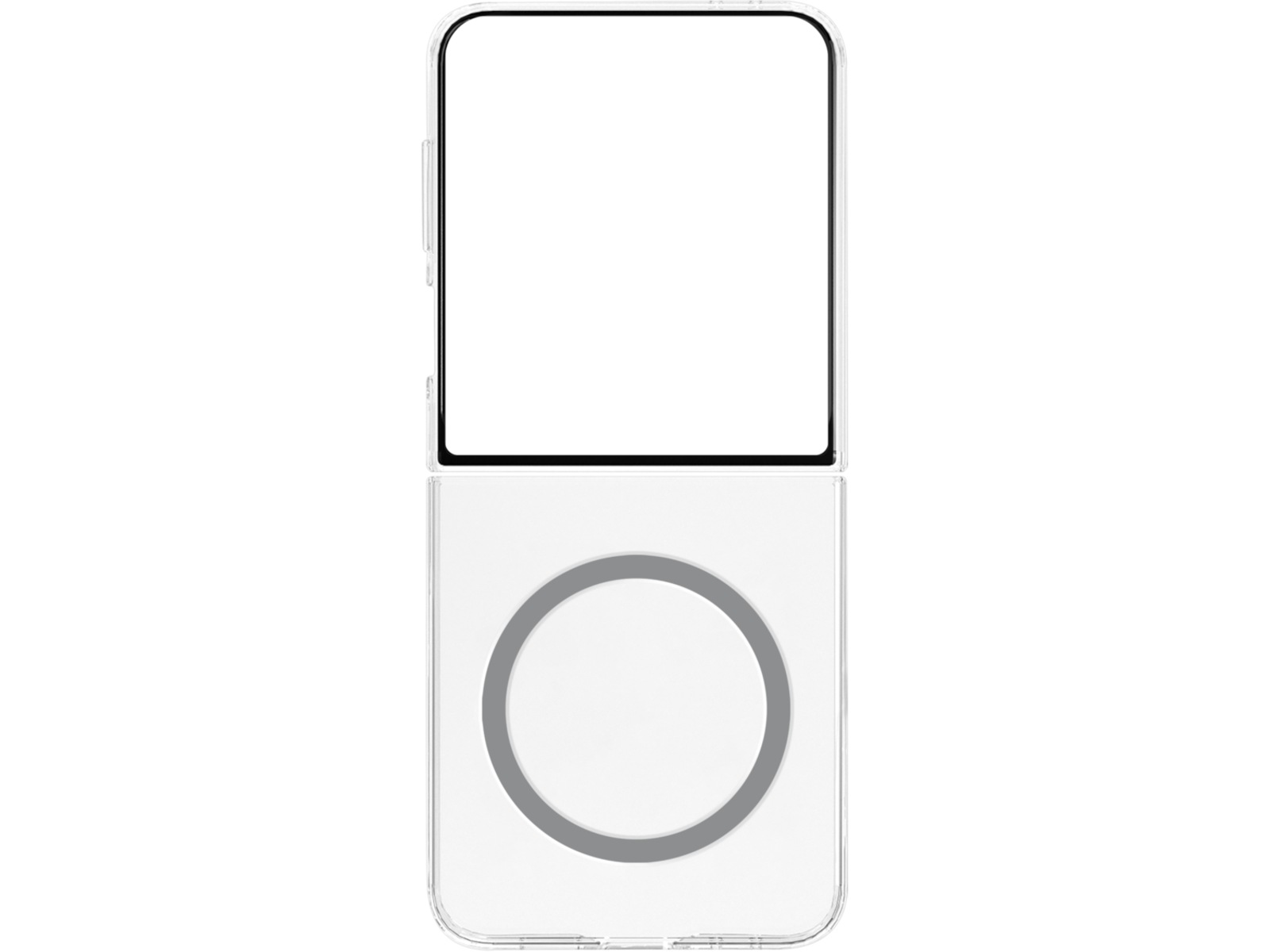 Samsung Galaxy Z Flip7 Clear Magnet Case (gennemsigtig) Mobilcover