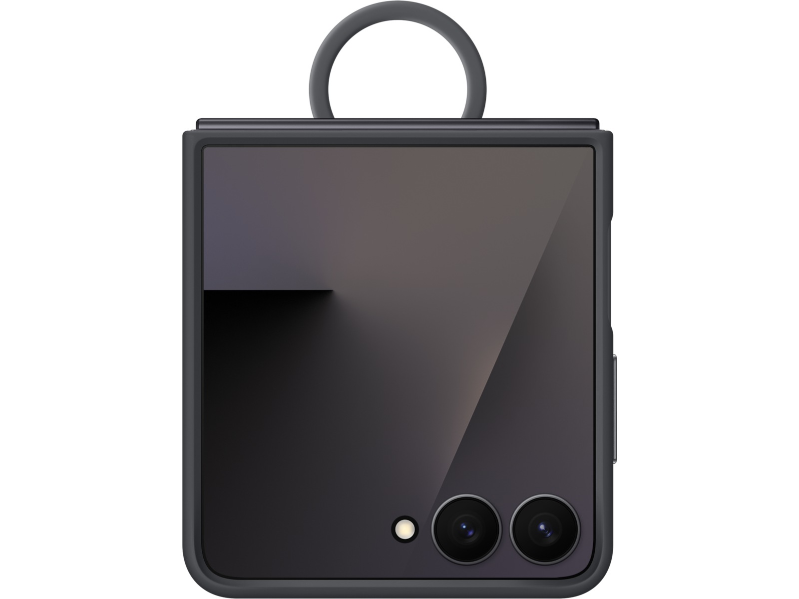 Samsung Galaxy Z Flip7 Ring Silikone cover (black) Mobilcover