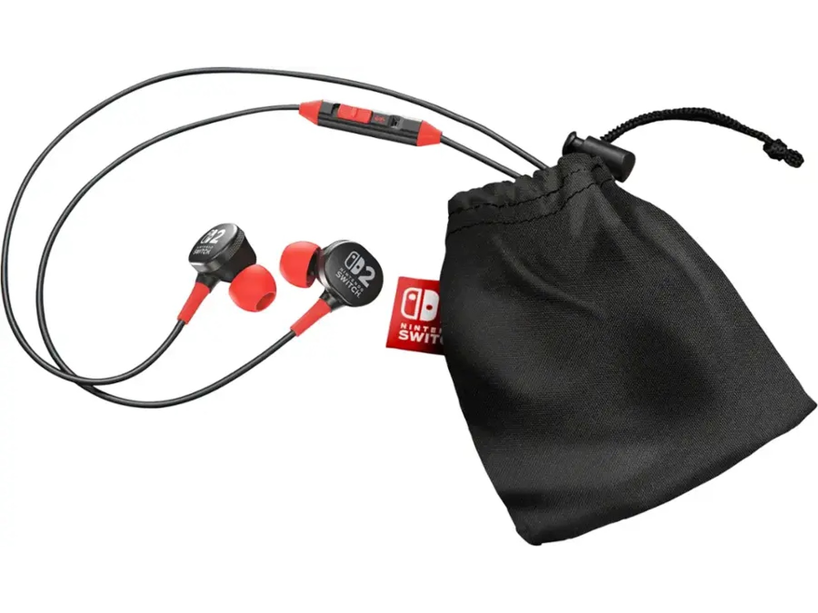 PowerA Wired Earbuds Nintendo Switch 2 (sort) Tilbehør til spilkonsoller