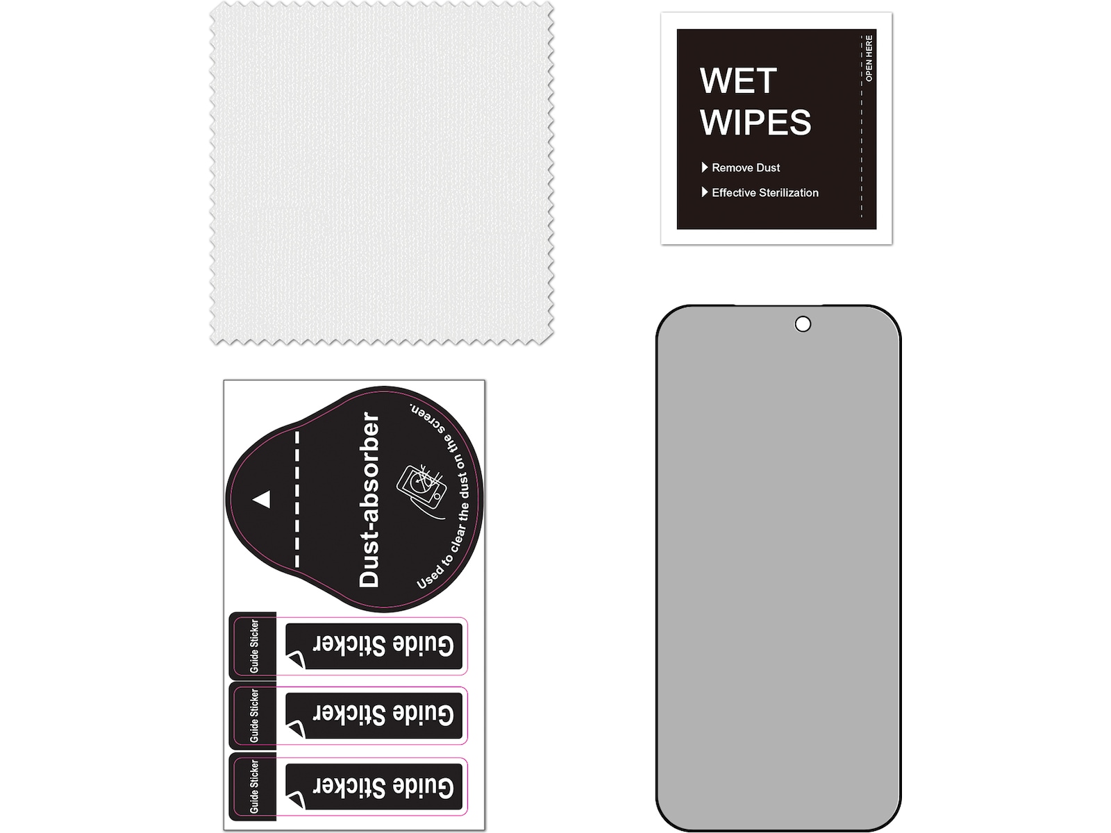 iiglo iPhone 17 Pro Max Privacy skærmbeskytter Skærmbeskyttelse mobiltelefon