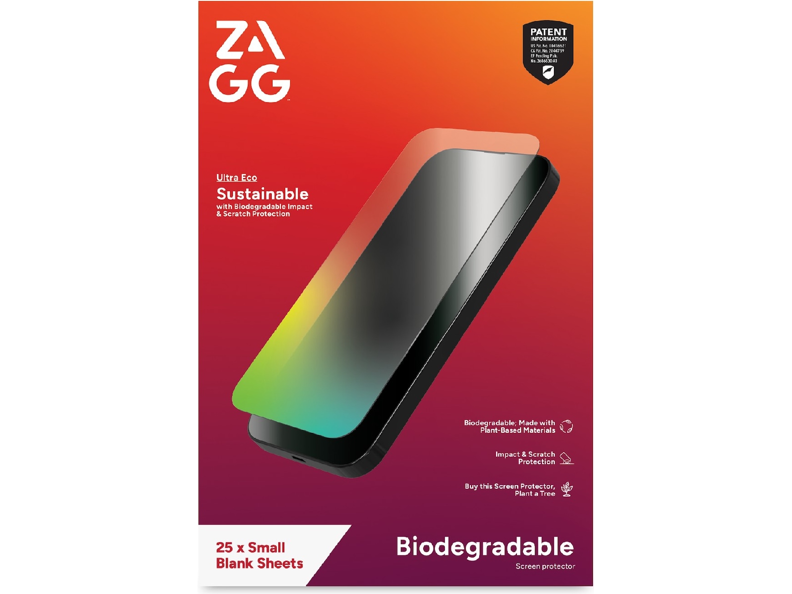 ZAGG Ultra Eco Smartphone skærmbeskytter Skærmbeskyttelse mobiltelefon