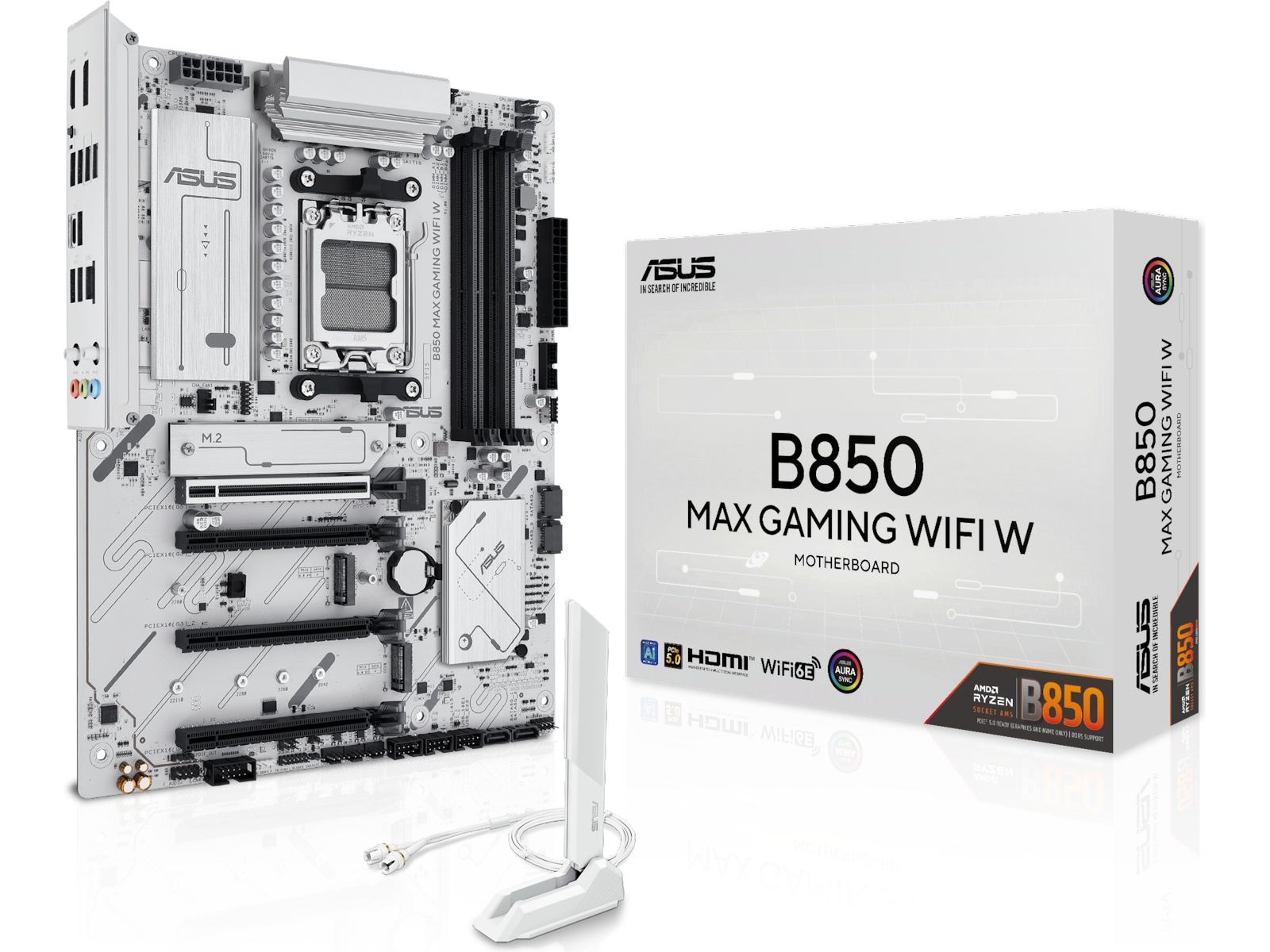 ASUS B850 MAX GAMING WIFI D5 Bundkort AMD Socket