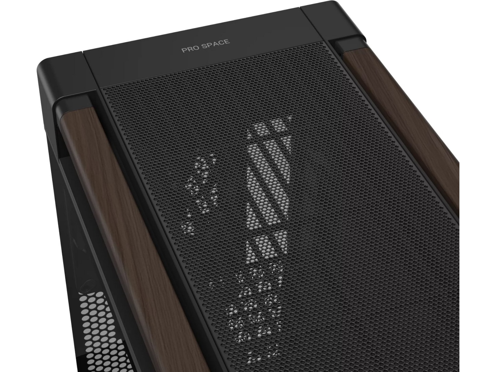 Asus PA602 PROART Walnut Wood TG PWM Modern Mid Tower (sort) Mini/Micro/Nano tower