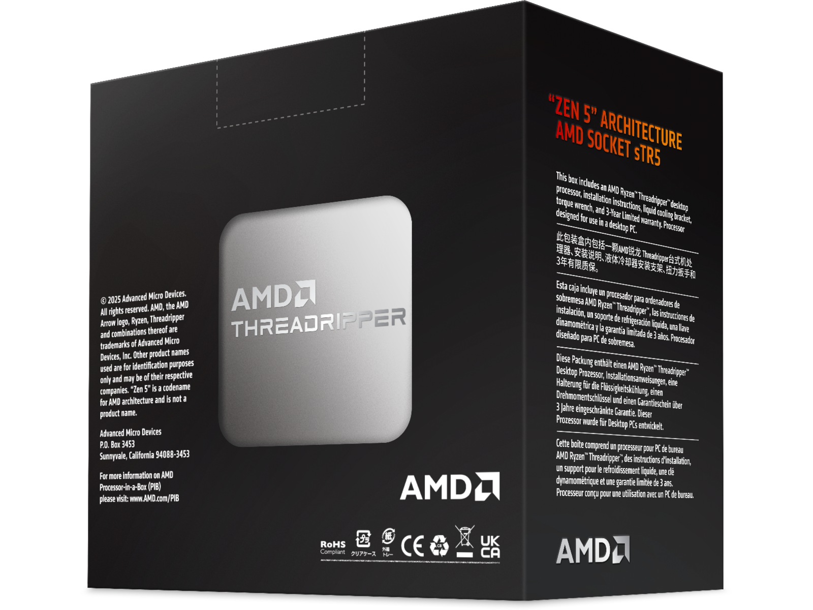 AMD Ryzen Threadripper 9980X Processorer