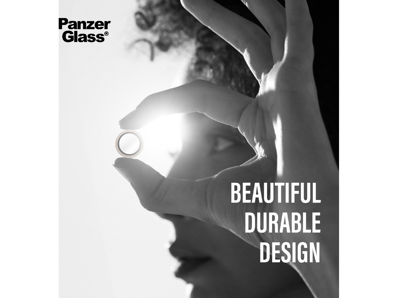 PanzerGlass iPhone 17 Pro / 17 Pro Max / 16 Pro / 16 Pro Max Hoops Linsebeskytter (glitter gold) Skærmbeskyttelse mobiltelefon