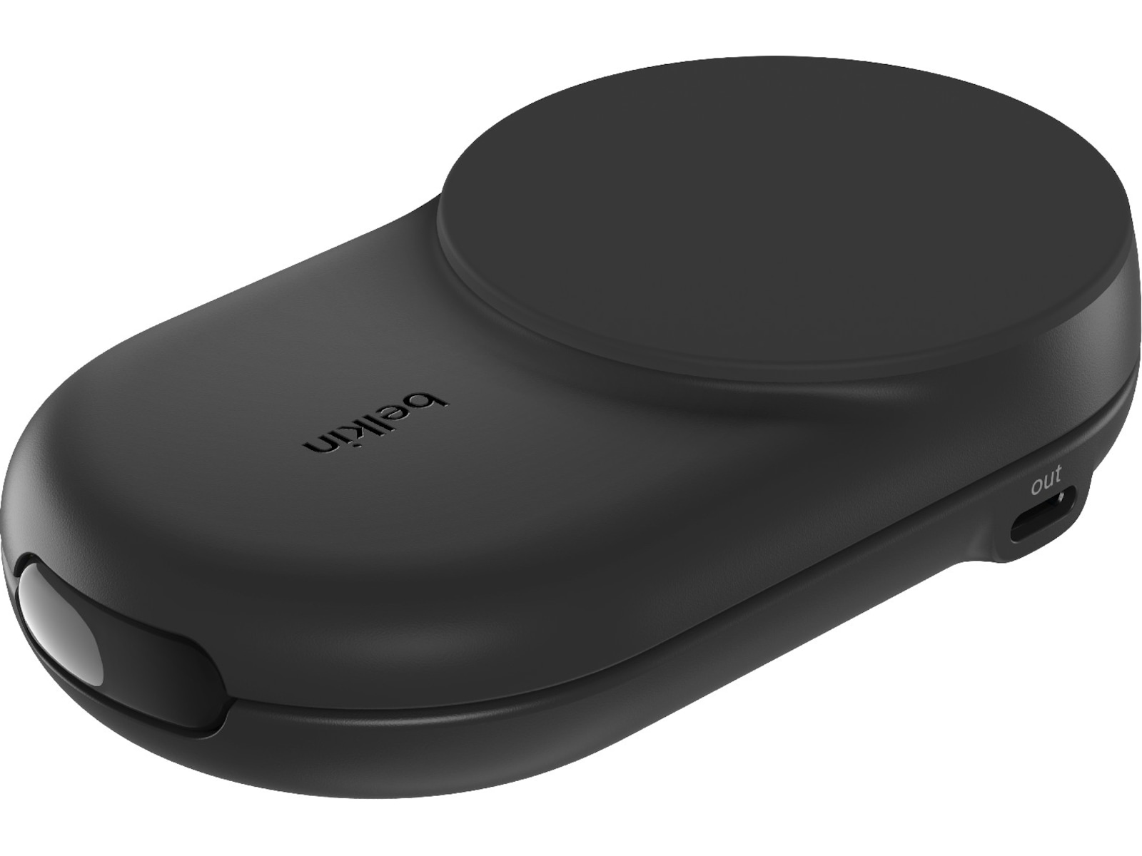 Belkin UltraCharge 2-i-1 Qi2 trådløs oplader (sort) Trådløs oplader