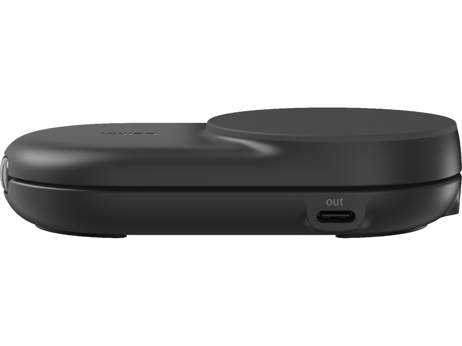Belkin UltraCharge 2-i-1 Qi2 trådløs oplader (sort) Trådløs oplader