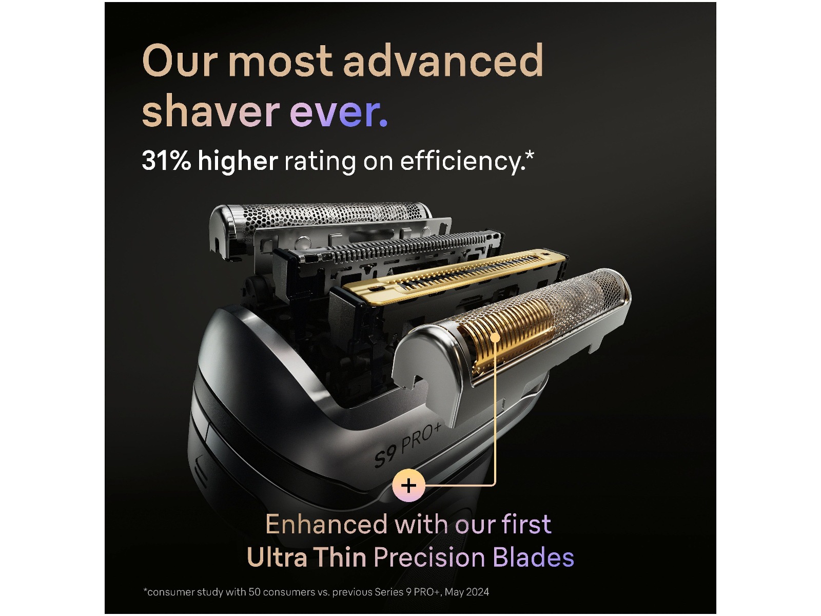 Braun Series 9 PRO+ ORIGINALT Reservehoved 96M Tilbehør til barbermaskiner