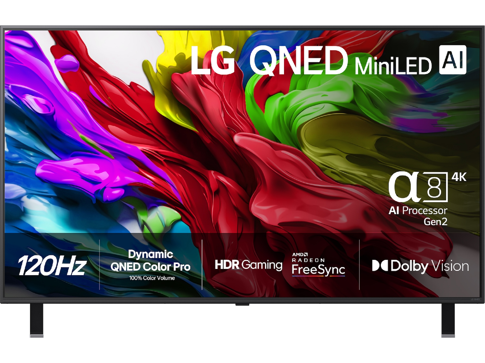 LG 55'' QNED85 evo AI MiniLED 4k Smart TV (2025) 50 - 59 tommer TV