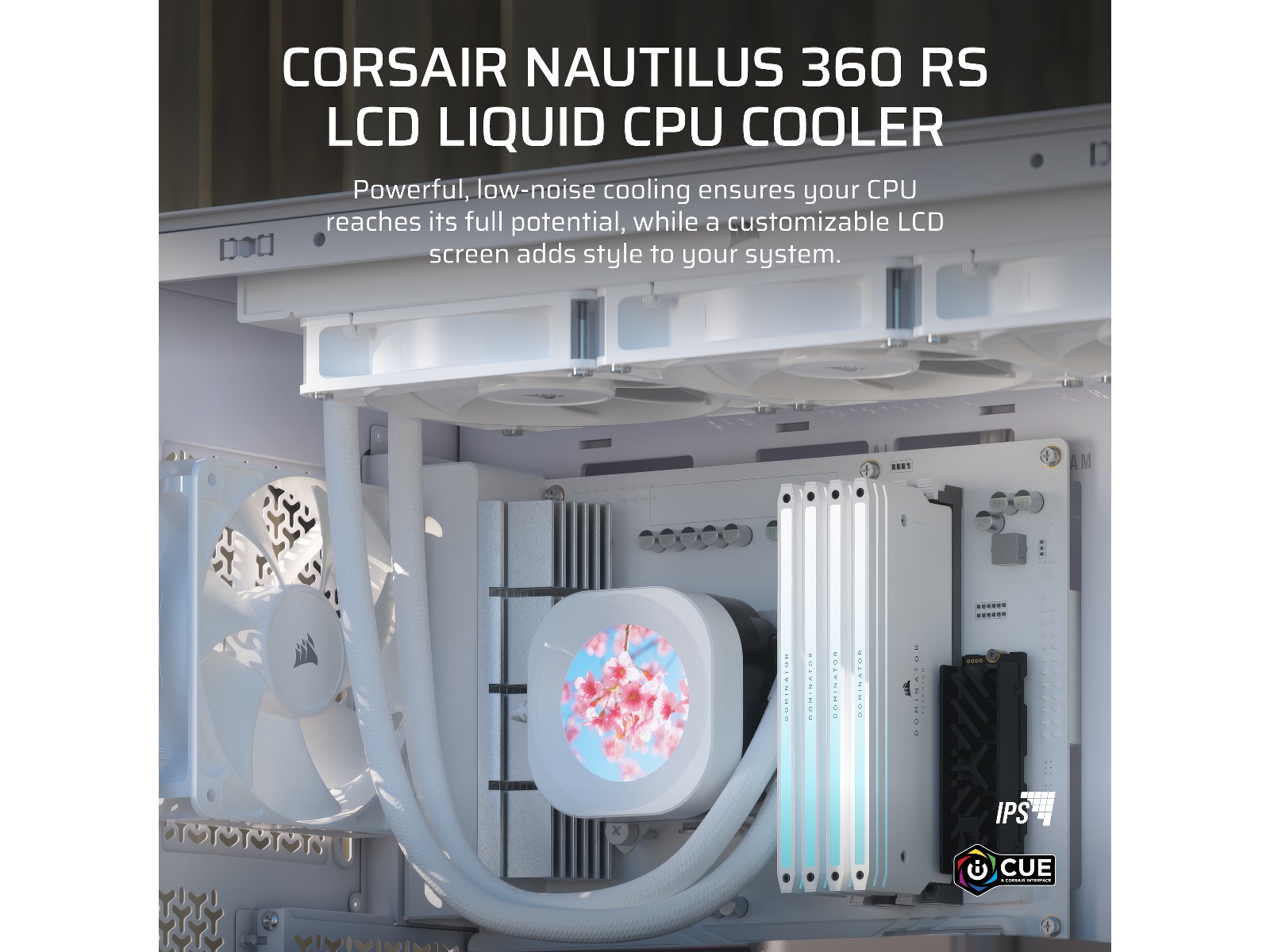 Corsair Nautilus 360 RS LCD Køler (hvidt) CPU - Vandkøling